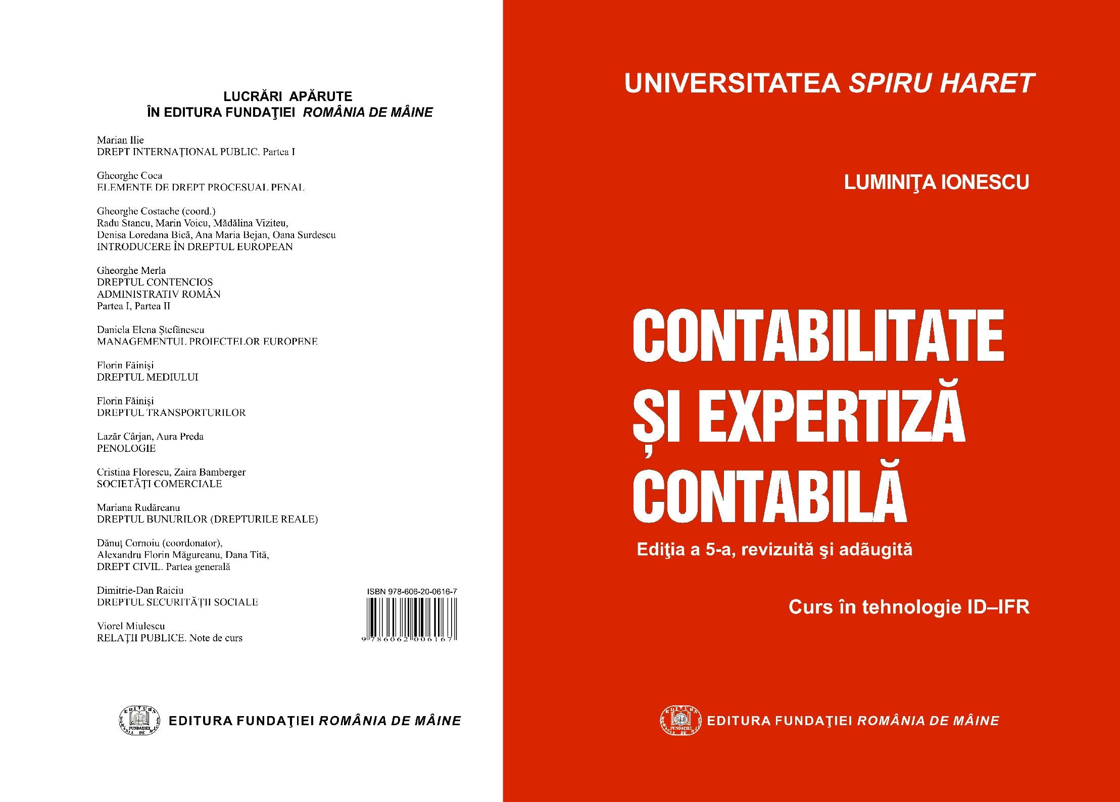 LUMINIȚA IONESCU: CONTABILITATE ȘI EXPERTIZĂ CONTABILĂ